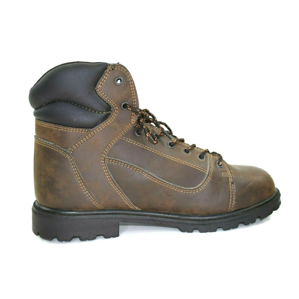 Brahma Rambler Men's Brown Steel‎ Toe Work Boots Lace Up Size 12 - Picture 5 of 12